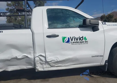 2022 Chevrolet Silverado 1500 2Wd Long Bed Wt z USA, uszkodzony, nr VIN 3GCNAAED5NG665967